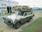 ATSC vehicle ladened with seed bags from one of the first seed collections of Mangium