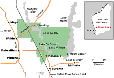 Map of the Kalannie region